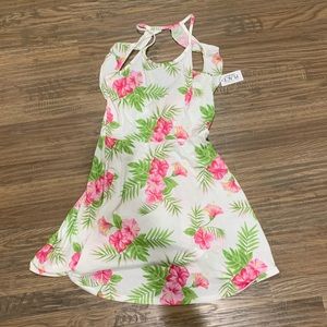 Cute summer dress with flowers on it